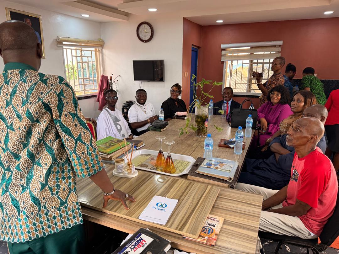 Local partners gathered for a community meeting