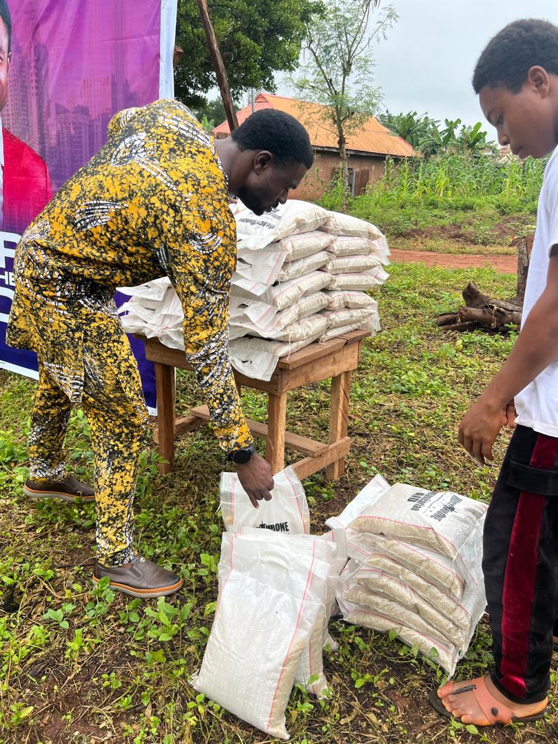 Food supplies being prepared for families